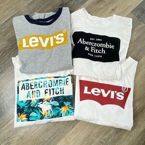 Levi’s & Abercrombie Boys T-shirt lot size med